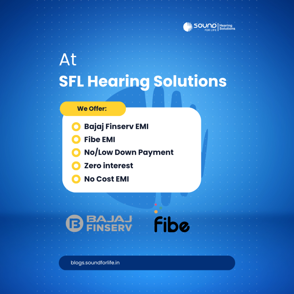 Buy Hearing Aids on EMI with the Bajaj Finserv and Fibe EMI
