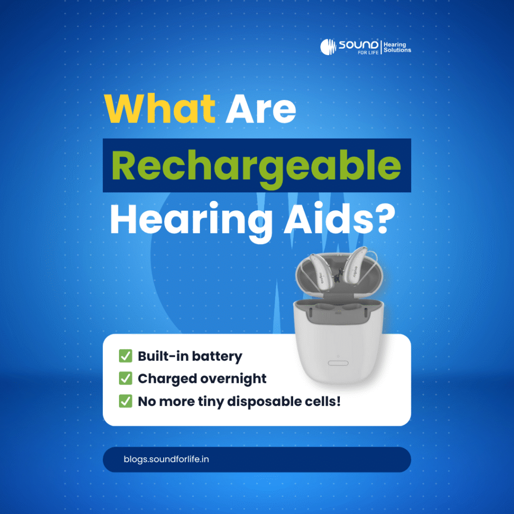 What do rechargeable hearing aids do