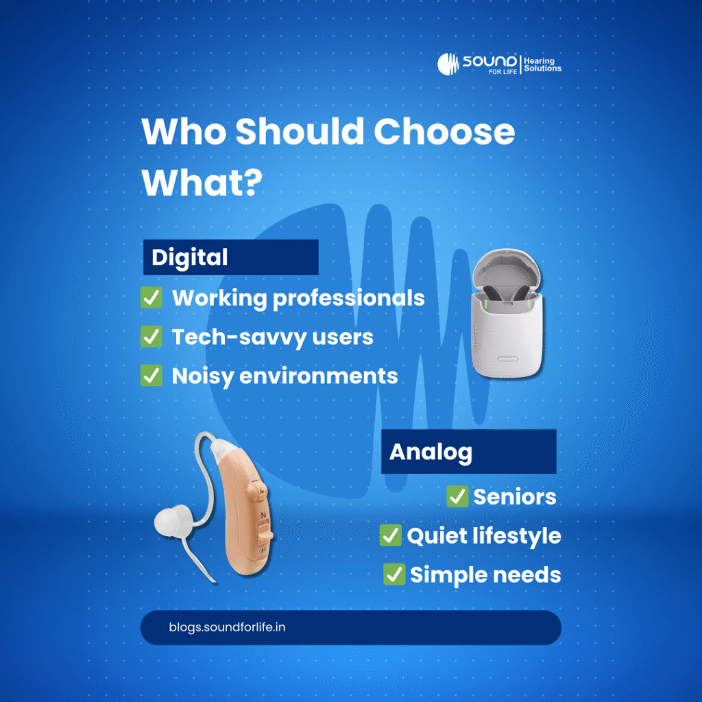 Who Should Get Digital and Analog Hearing Aids